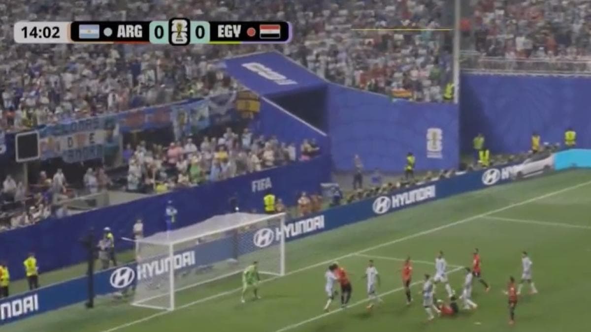 Egipto sorprende a Argentina en el minuto 15