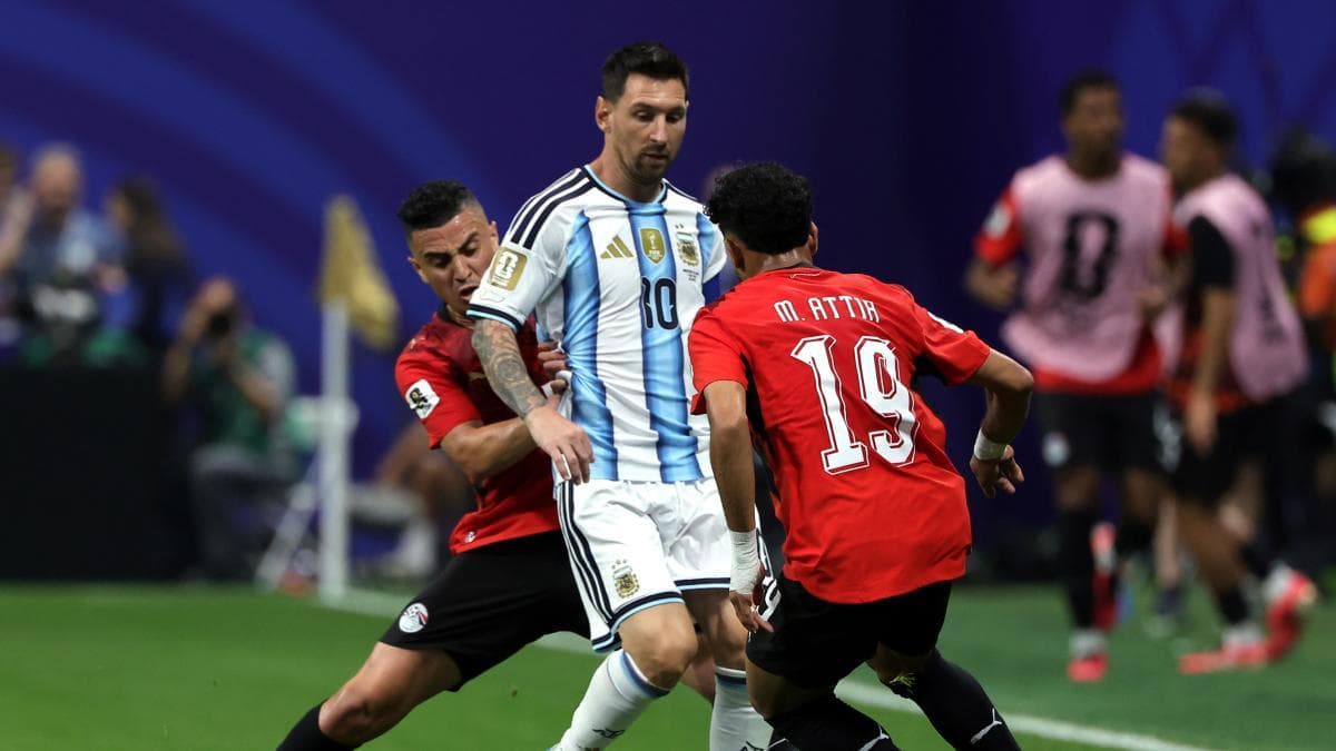 Descanso: Egipto sorprende a Argentina
