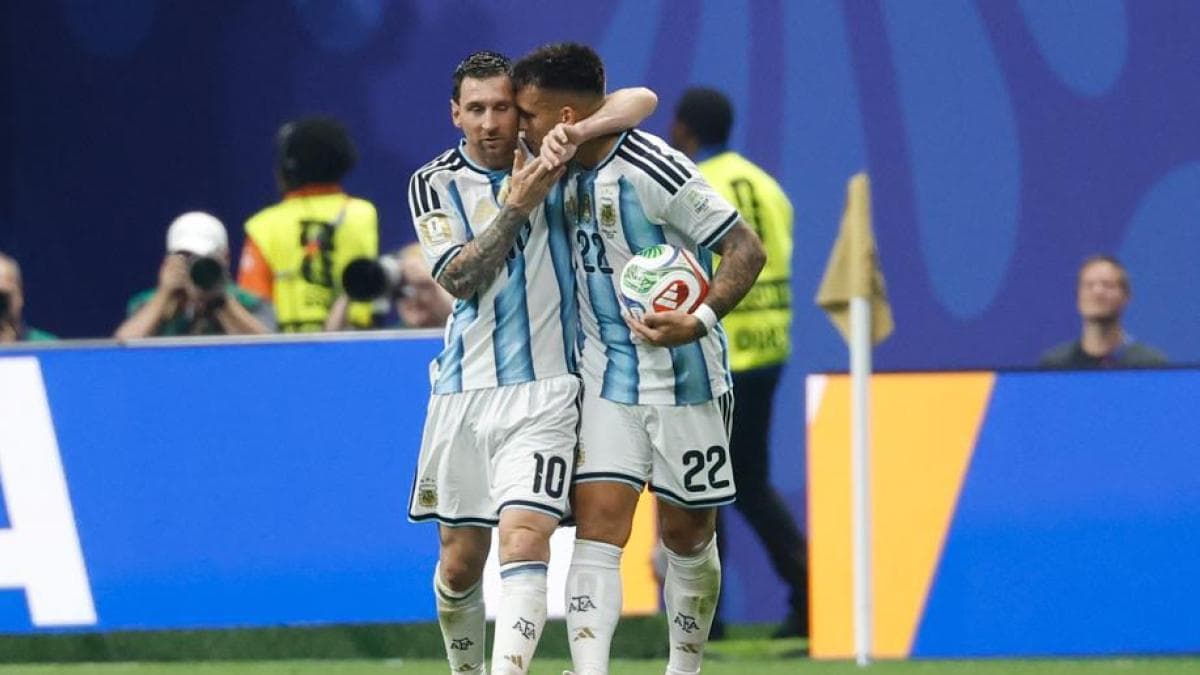 Lautaro: "Le dije a Messi que llore porque lo merece"
