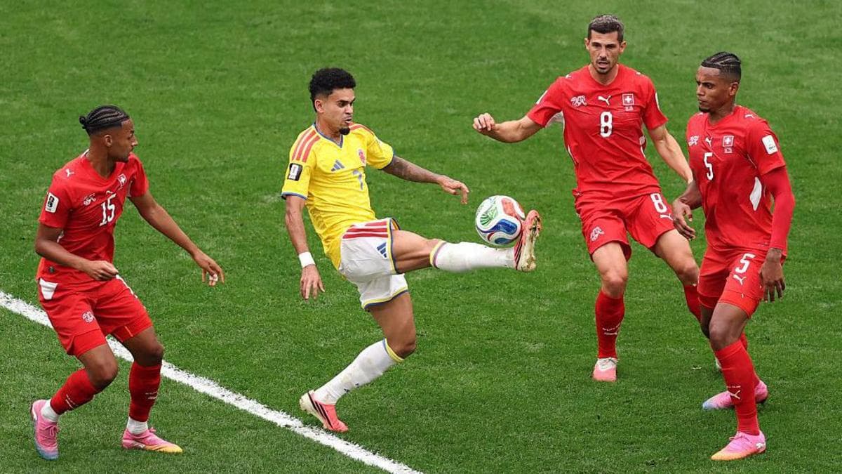 Colombia comienza a atacar y a presionar más, pero sigue empatada 0-0 con Suiza en el Mundial