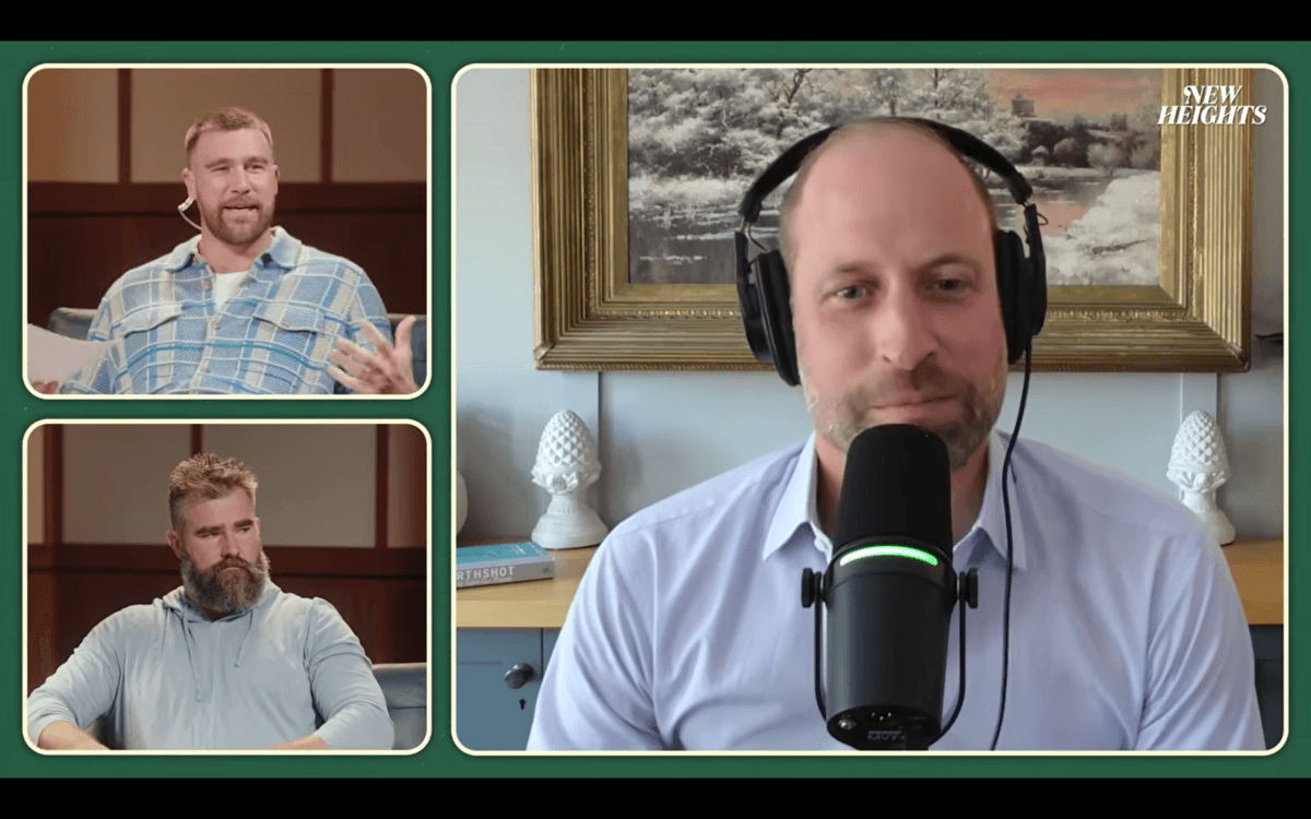 William talks World Cup football fever on Travis Kelce's podcast