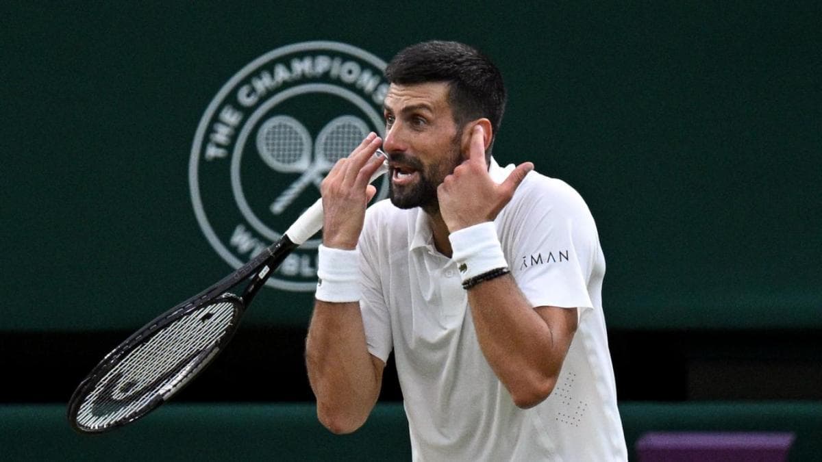 Gesta sobrehumana de Djokovic hacia Sinner en Wimbledon