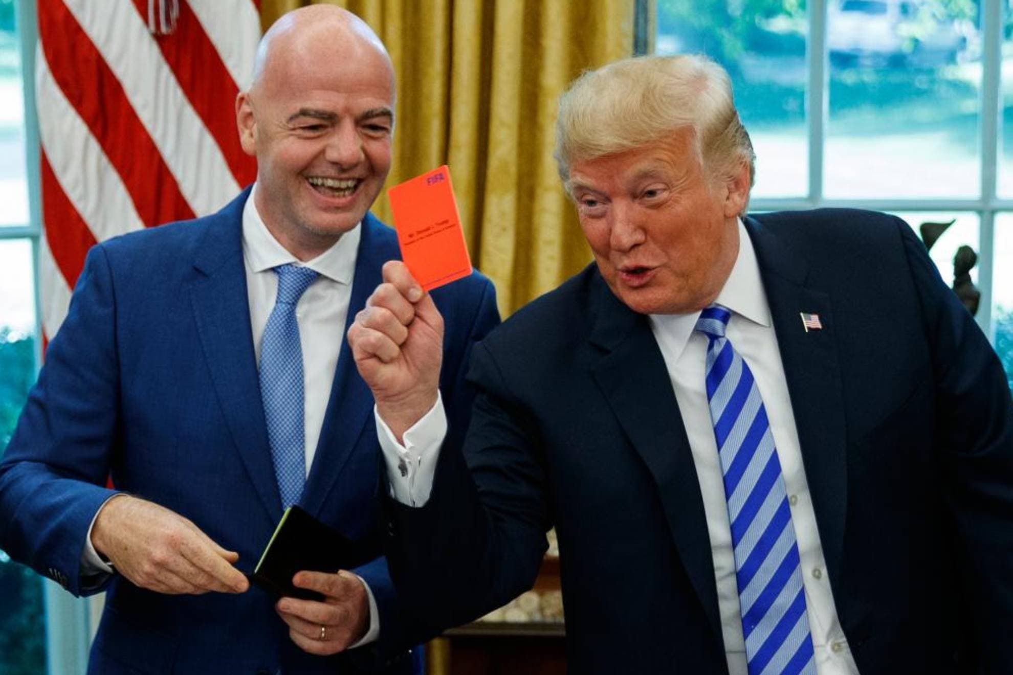 Infantino se defiende: "Me llamó Trump pero le dije que decidirían los órganos independientes de la FIFA"
