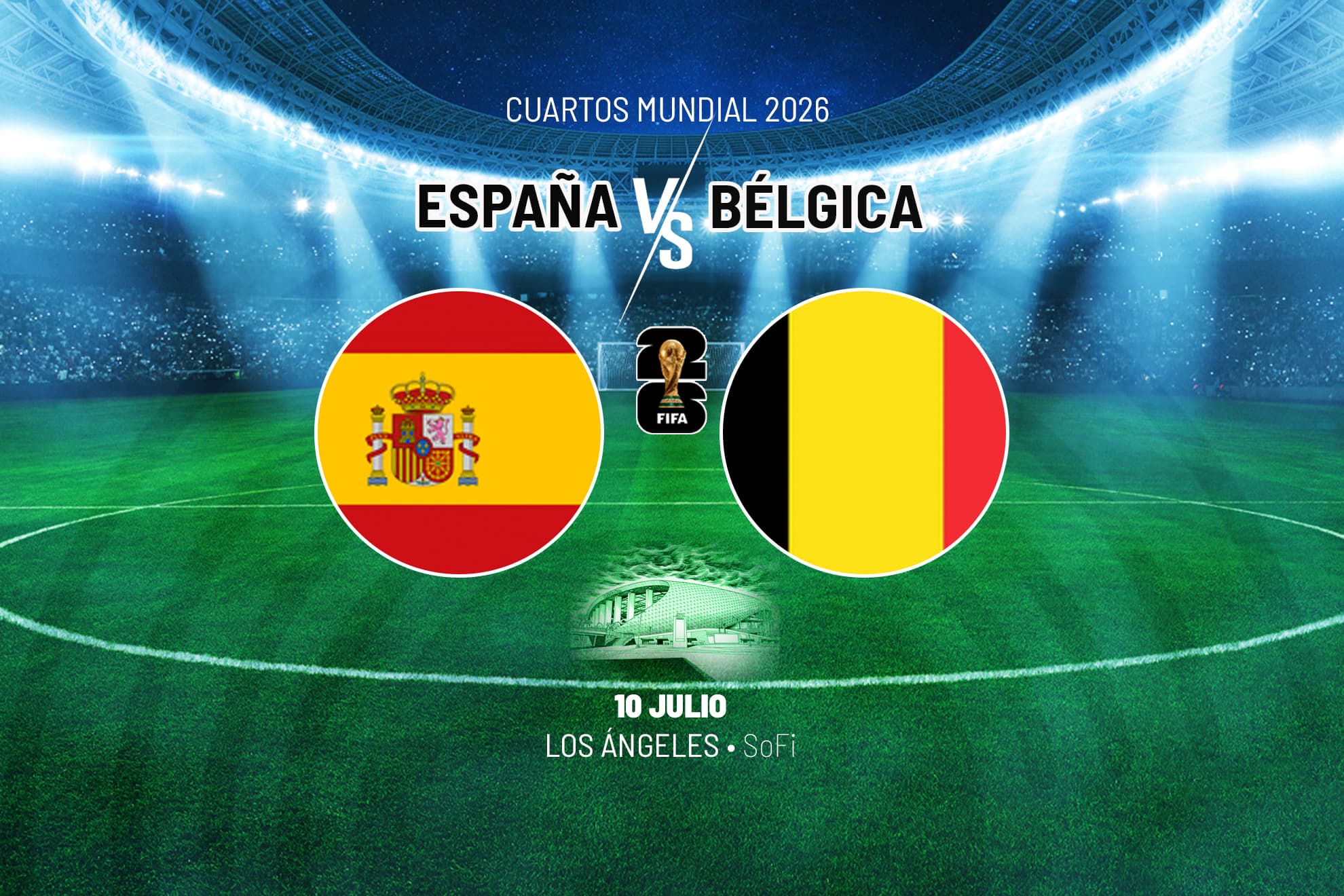Pronóstico del España - Bélgica en el Mundial: probabilidades, favorito y quién ganará el partido según el modelo MARCA