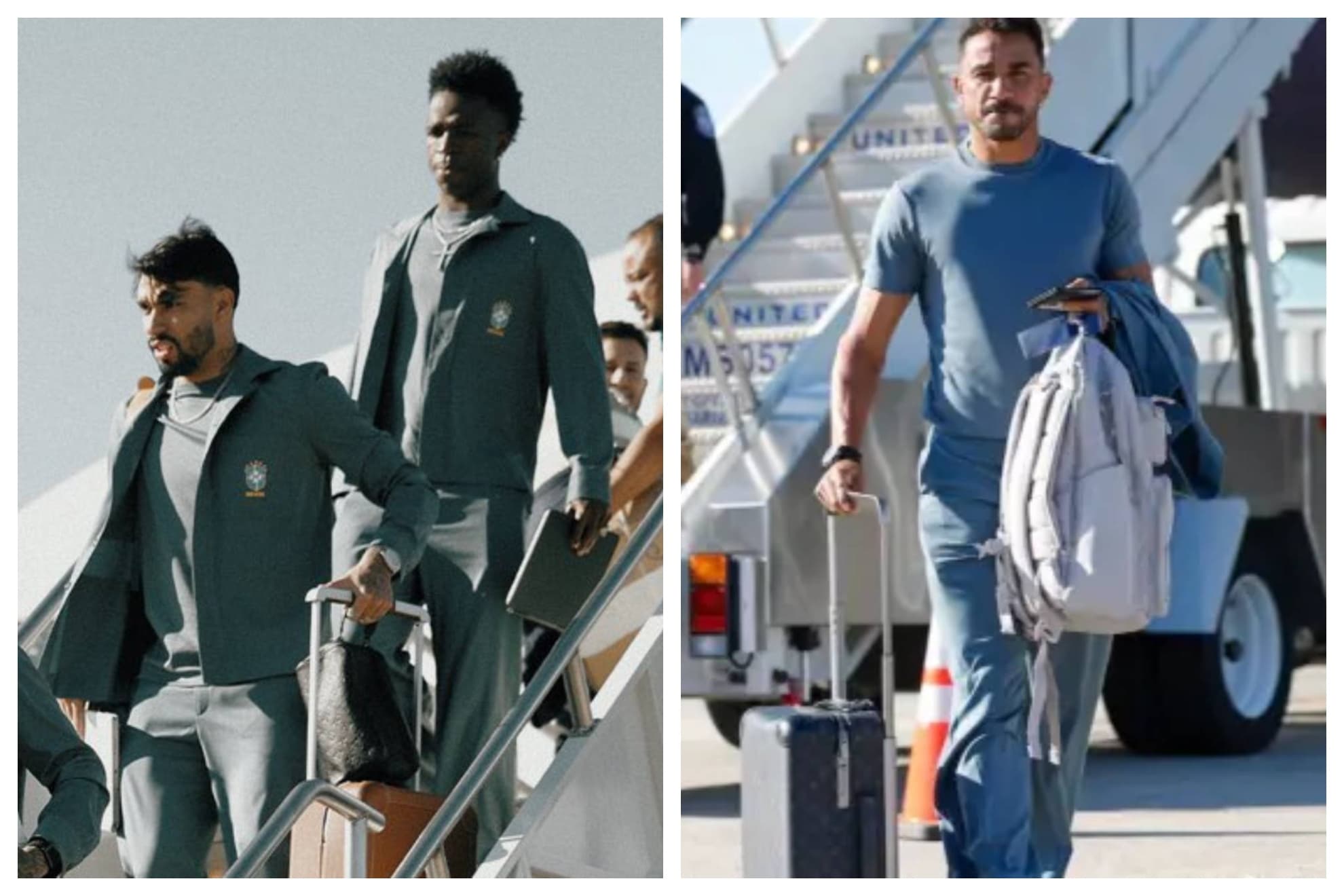 ¡Insólito! El vuelo de la delegación brasileña aterriza con un solo jugador