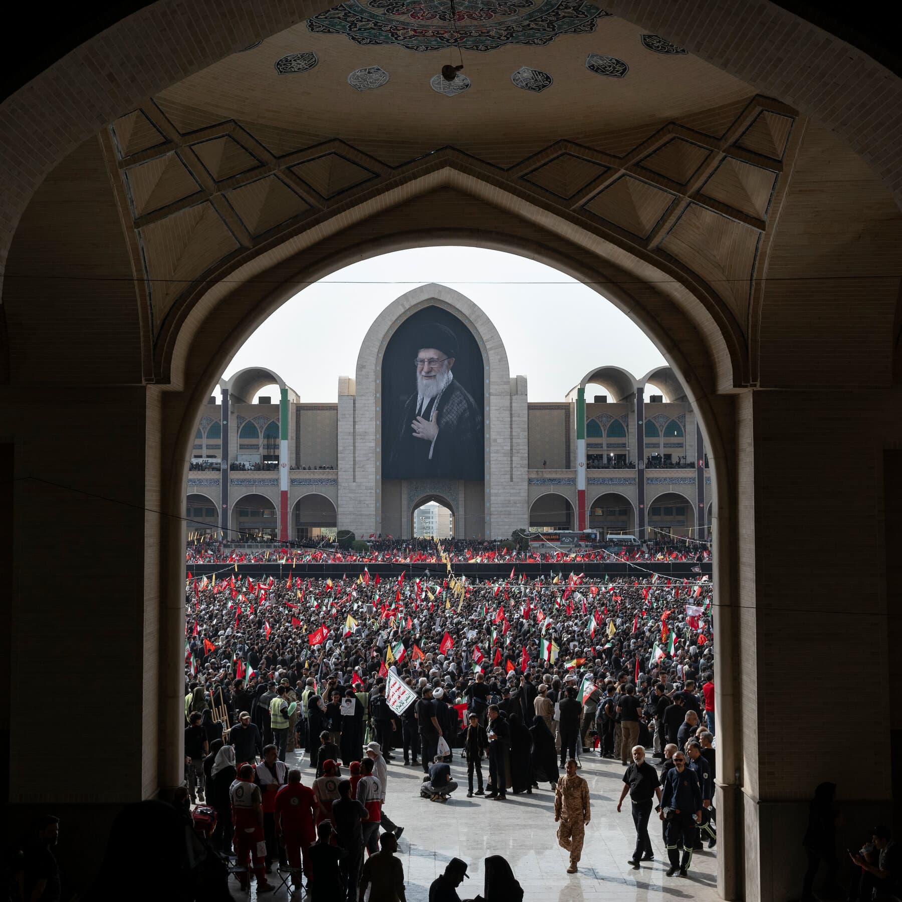Khamenei’s funeral draws mourners from across Iran’s regional network