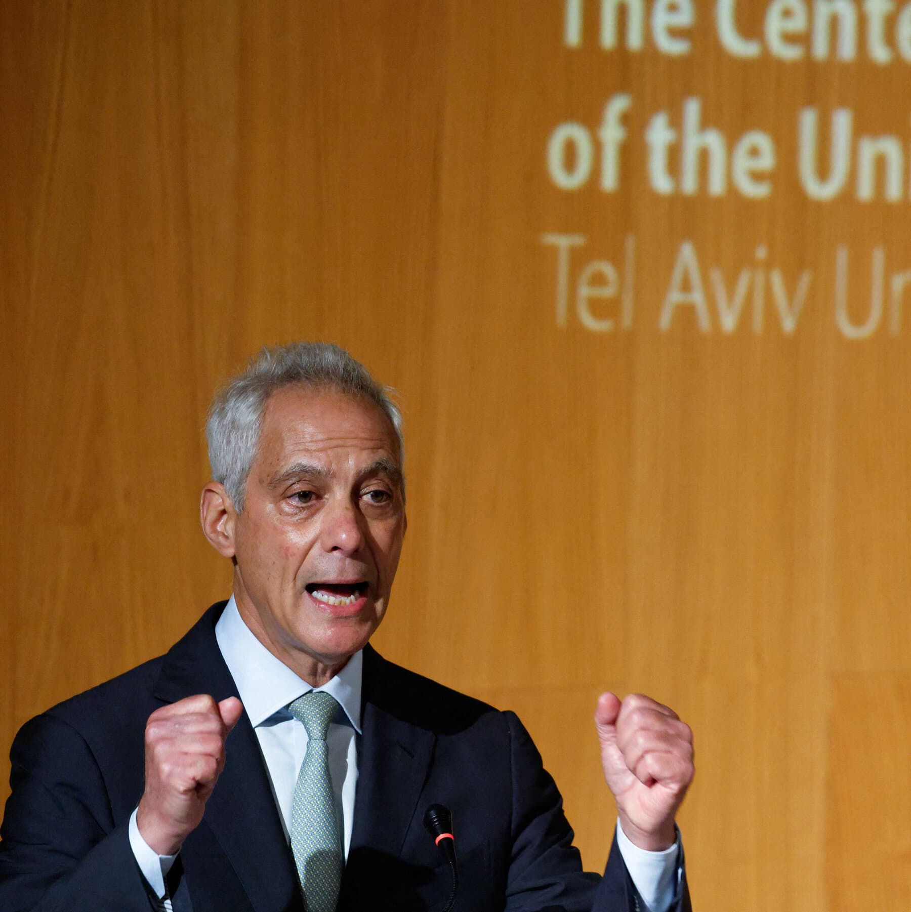 In Israel, Rahm Emanuel Calls for End of Unconditional U.S. Support