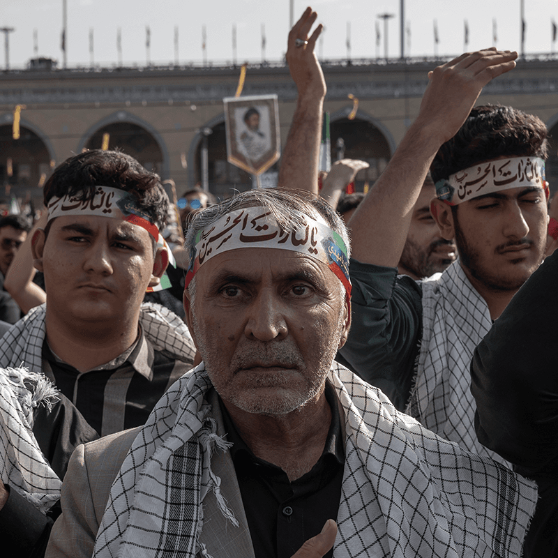 At the Ayatollah’s Funeral